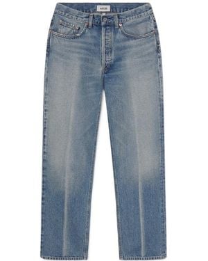 Agolde Lana High-Rise Straight Jeans - Blue
