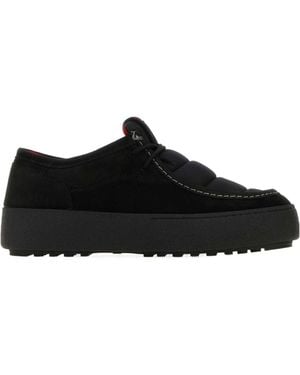 Moon Boot Mtrack Wallaby Panelled Lace-Up Boots - Black