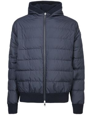 Moncler Reversible Padded Hoodie - Blue