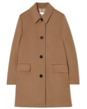 Burberry Wool Cashmere Gosford Tailored Coat - Brown