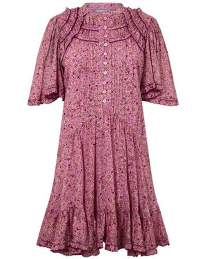 Isabel Marant Celyana Mini Dress - Pink