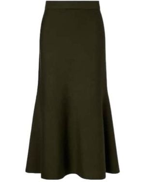 Jonathan Simkhai Layne Wool Midi Skirt - Green