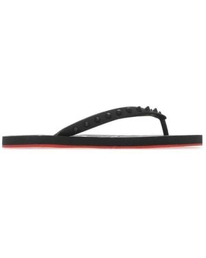 Christian Louboutin Logo Leisure Flip-Flops - Multicolour