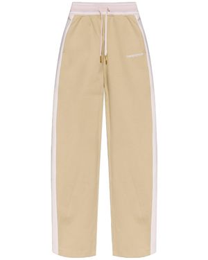 CASABLANCA Contrast Side Stripe Drawstring Joggers - Natural