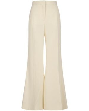 Givenchy Mid-Waisted Wide-Leg Trousers - Natural