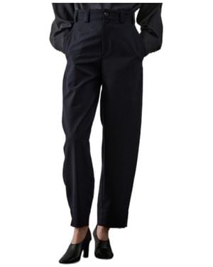 Soeur Casual Pants With Belt Loops - Black
