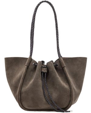 Proenza Schouler Large Ruched Tote - Brown