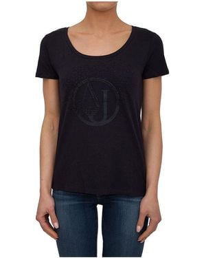Armani Jeans Print T-Shirt - Black