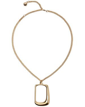 Jacquemus J Pendant Necklace - Metallic