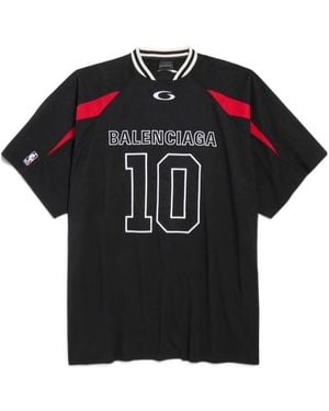 Balenciaga Nba Collaboration Oversized T-Shirt - Black