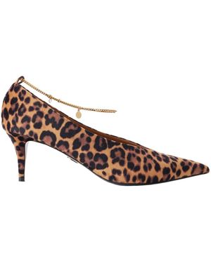 Stella McCartney Suede Pointed-Toe High Heels - Brown
