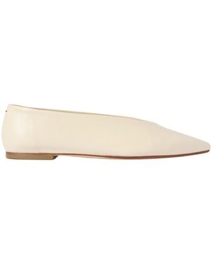 Aeyde Betty Leather Ballet Flats - Natural