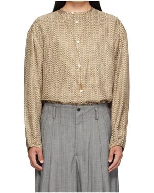Hed Mayner Printed Shirt - Grey