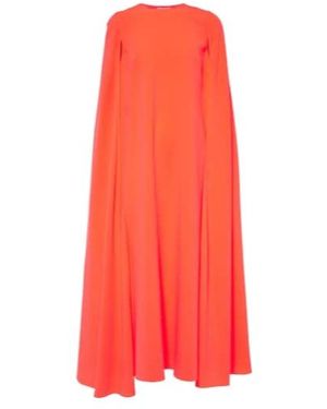 ROKSANDA Twiggy Caped Midi Dress - Red