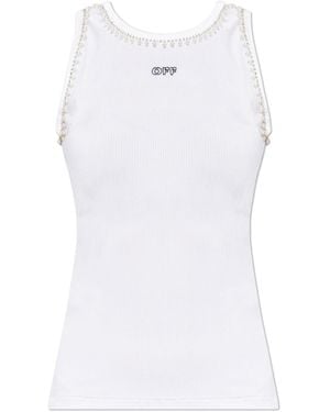 Off-White c/o Virgil Abloh Logo Top - White
