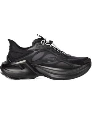 Fendi F-Light Chunky Running Shoes - Black