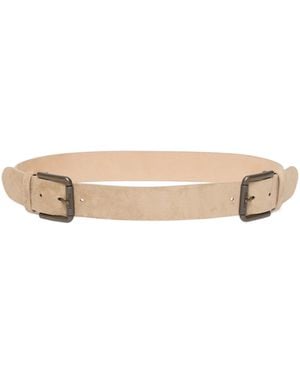 Max Mara Buckle Belt - White