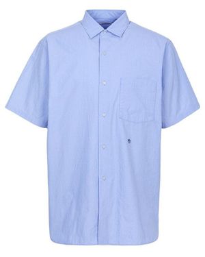 Nanamica Short-Sleeved Shirt - Blue