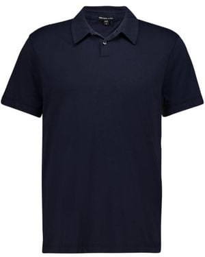 James Perse Brushed Lotus Polo Shirt - Blue