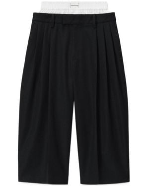 Alexander Wang Layered Tailored Culottes - Black