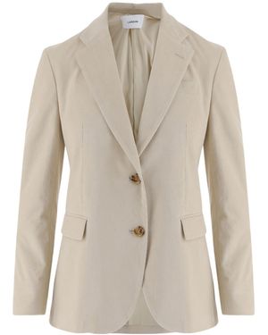 Lardini Long-Sleeve Blazer - Natural