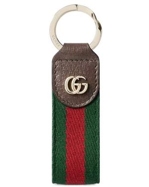 Gucci Ophidia Keychain - Red