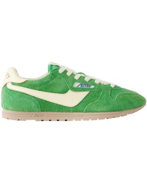 Autry Windspin Suede Trainers - Green