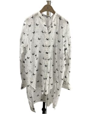 Dior Butterfly Pattern Shirt - White