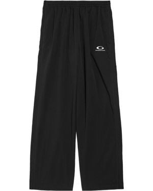 Balenciaga Loop Sport Logo Track Trousers - Black