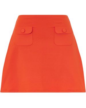 Eres Maritime Stretch-Jersey Mini Skirt - Red