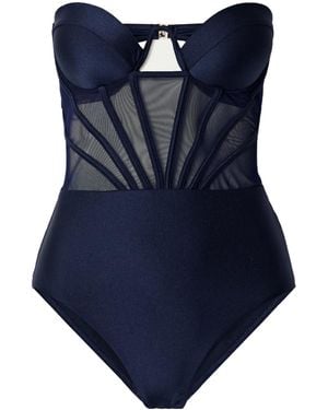 Zimmermann Ottie Swimsuit - Blue