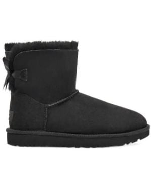 UGG Logo Ankle Boots - Black