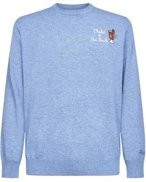 MC2 Saint Barth Knitted Jumper - Blue