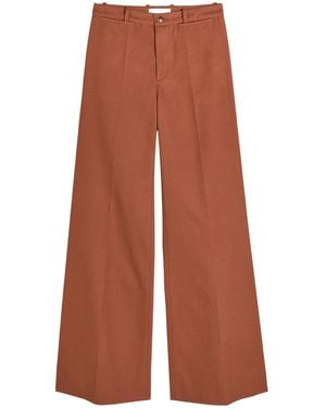 Chloé Canvas Trousers - Brown