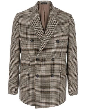 Emporio Armani Double-Breasted Blazer - Grey