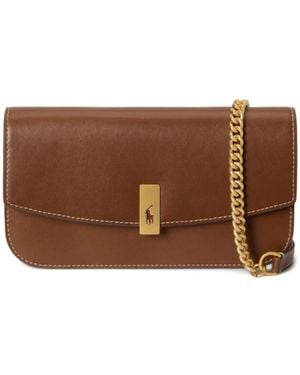 Polo Ralph Lauren Chain Strap Shoulder Bag - Brown