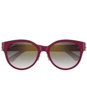 Cartier Round Frame Sunglasses - Multicolour