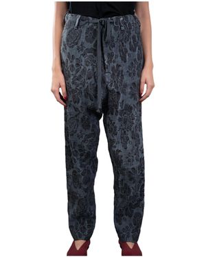 Uma Wang Drawstring Sweatpants - Blue