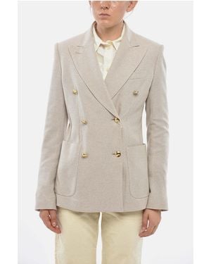 Max Mara Vanadio Double-Breasted Jacket - White