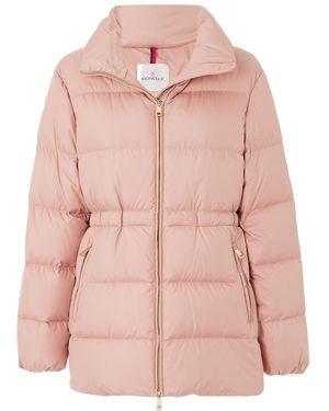 Moncler Brossette Quilted Down Jacket - Pink