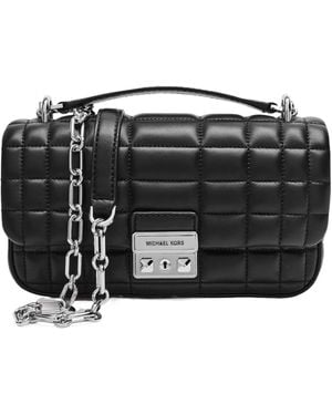 MICHAEL Michael Kors Tribeca Small Quilted Shoulder Bag - Black
