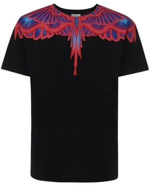 Marcelo Burlon Logo Short-Sleeved T-Shirt - Black