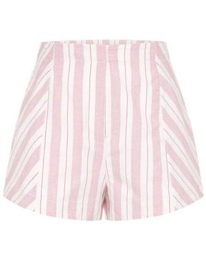 Posse Lena Striped Shorts - Pink