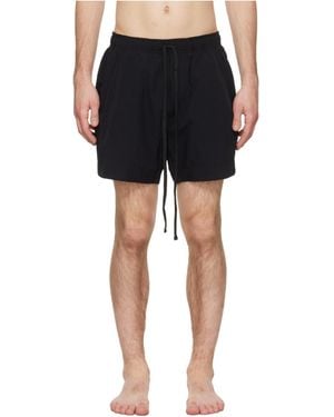 Thom Krom Elasticated-Waistband Shorts - Black