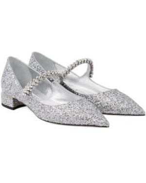 Jimmy Choo Pointed-Toe Shoes - White
