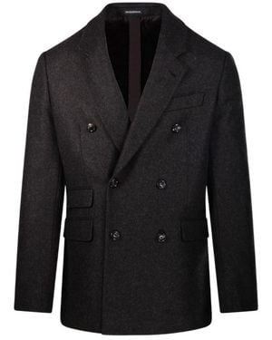 Emporio Armani Long-Sleeve Blazer - Black