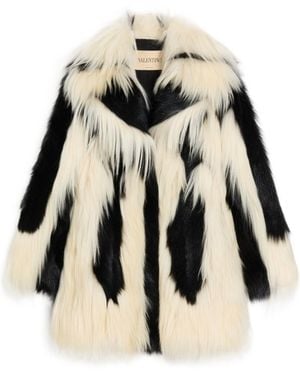 Valentino Shearling Coat - Natural