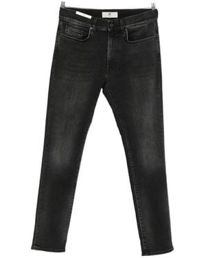 PT01 Jeans With Belt Loops - Black