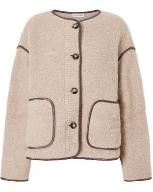 Altuzarra Irving Alpaca-Blend Jacket - Natural