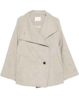 JOSEPH Isaia Double-Breasted Coat - Natural